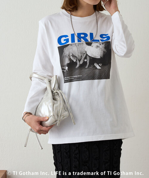 SHENERY(シーナリー)の「【GOOD ROCK SPEED】LIFE PC GIRLロンTee(Tシャツ/カットソー・レディース・ホワイト・FREE)」の11枚目の写真