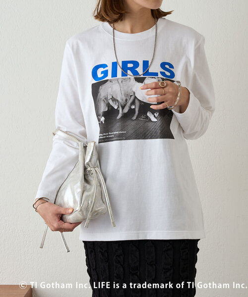 SHENERY(シーナリー)の「【GOOD ROCK SPEED】LIFE PC GIRLロンTee(Tシャツ/カットソー・レディース・ホワイト・FREE)」の12枚目の写真