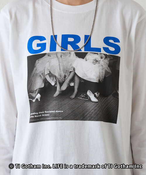 SHENERY(シーナリー)の「【GOOD ROCK SPEED】LIFE PC GIRLロンTee(Tシャツ/カットソー・レディース・ホワイト・FREE)」の21枚目の写真