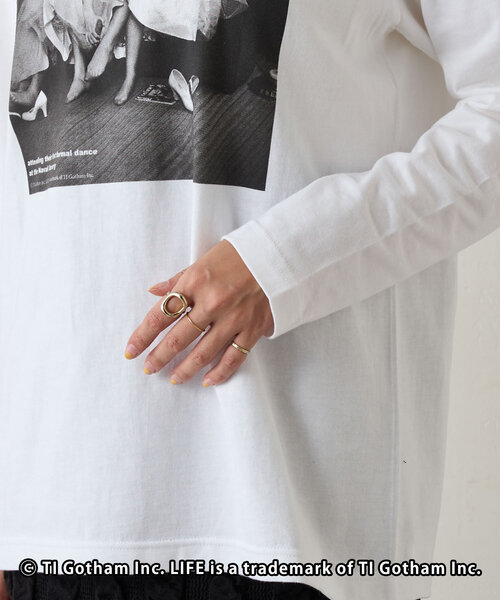 SHENERY(シーナリー)の「【GOOD ROCK SPEED】LIFE PC GIRLロンTee(Tシャツ/カットソー・レディース・ホワイト・FREE)」の22枚目の写真