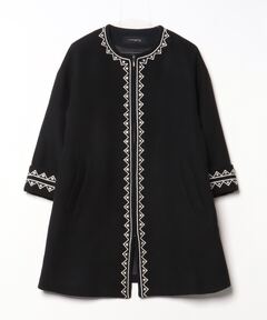 ブランケットステッチニットジャケット（その他アウター）｜SLOBE IENA