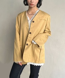 ハッピーはな　ETRO ノーカラージャケット 新品未使用♡ レトロ」に該当するノーカラージャケットファッション通販 - ZOZOTOWN