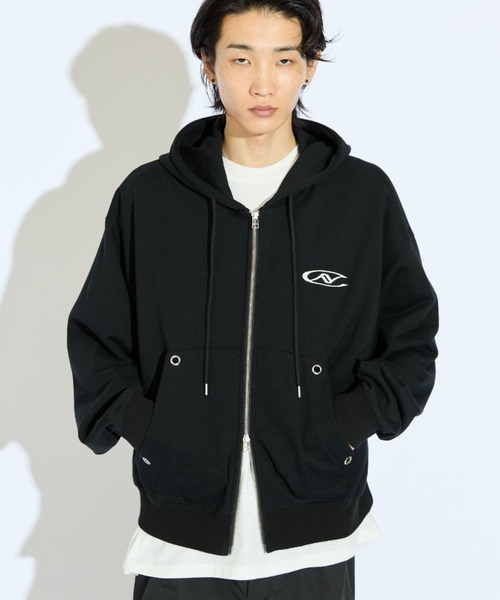 Lui's（ルイス）の「【Neucon/ニューコン】ロゴ刺繍ダブルZIP
