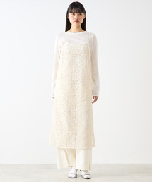 SOFFITTO | フラワー刺繍キャミワンピース(ワンピース)