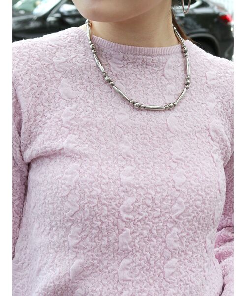 Ungrid(アングリッド)の「モチーフビーズショートネックレス(ネックレス・レディース・シルバー・FREE)」の10枚目の写真