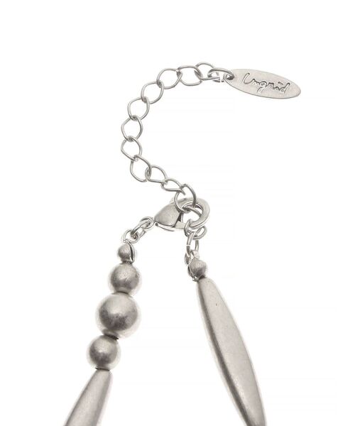 Ungrid(アングリッド)の「モチーフビーズショートネックレス(ネックレス・レディース・シルバー・FREE)」の3枚目の写真