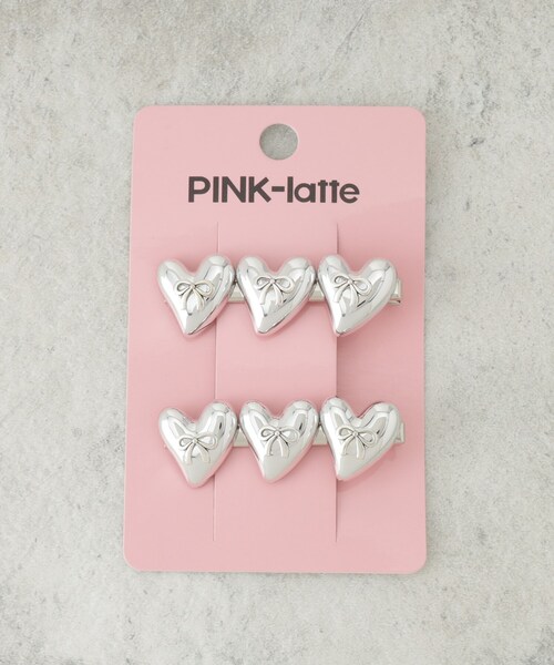 PINK-latte(ピンクラテ)の「◆2Pメタルヘアピン(その他ヘアアクセサリー・キッズ・ゴールド/シルバー系2/シルバー/シルバー系1/シルバー系・00)」の9枚目の写真