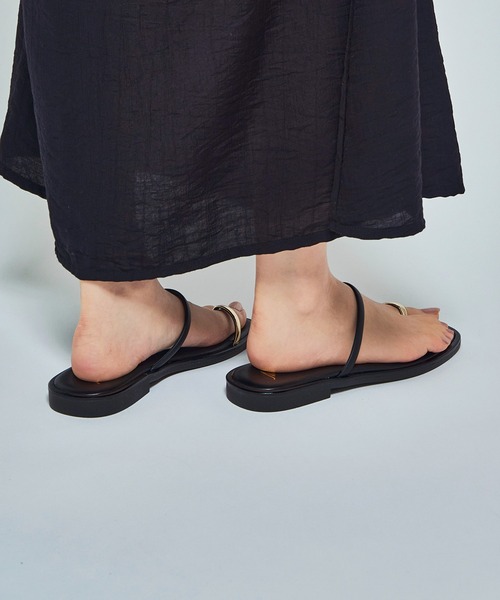 NICOLAS LAINAS（ニコラスライナス）の「【NICOLAS LAINAS】フラットサンダル C13LT（サンダル・レディース・ベージュ/ゴールド/シルバー・36/37/38/39）」の19枚目の写真