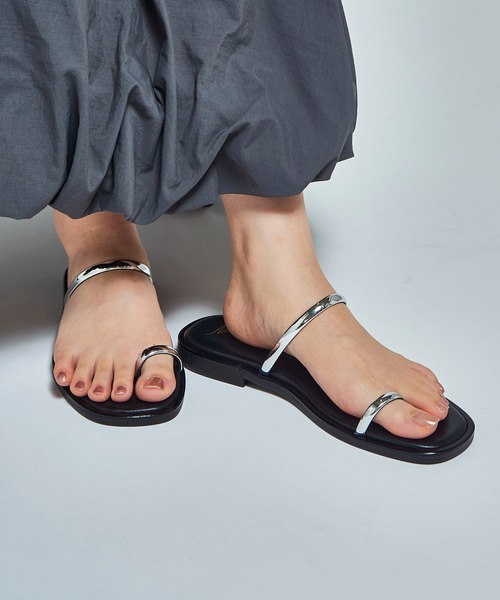 NICOLAS LAINAS（ニコラスライナス）の「【NICOLAS LAINAS】フラットサンダル C13LT（サンダル・レディース・ベージュ/ゴールド/シルバー・36/37/38/39）」の12枚目の写真