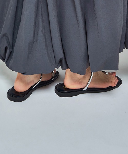 NICOLAS LAINAS（ニコラスライナス）の「【NICOLAS LAINAS】フラットサンダル C13LT（サンダル・レディース・ベージュ/ゴールド/シルバー・36/37/38/39）」の13枚目の写真