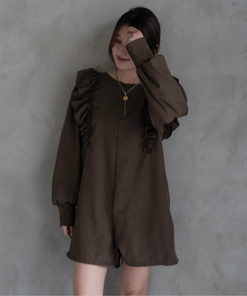 sea dress 3点セット/長袖オールインワンラッシュガード×ビキニ/水着 3点セット/長袖オールインワンラッシュガード×ビキニ/水着（水着