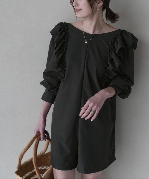 sea dress 3点セット/長袖オールインワンラッシュガード×ビキニ/水着 3点セット/長袖オールインワンラッシュガード×ビキニ/水着（水着