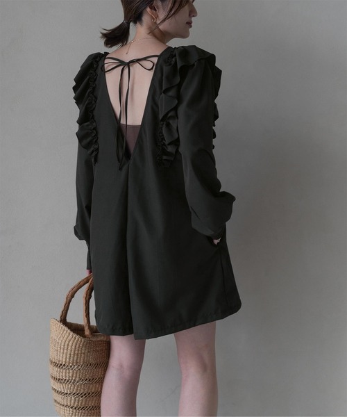 sea dress 3点セット/長袖オールインワンラッシュガード×ビキニ/水着 3点セット/長袖オールインワンラッシュガード×ビキニ/水着（水着