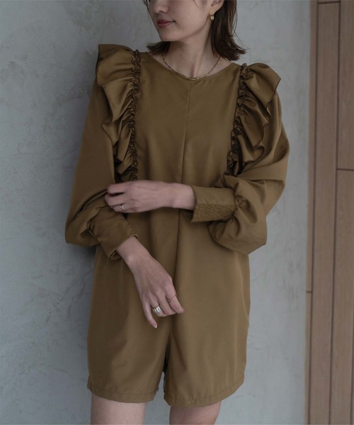 sea dress 3点セット/長袖オールインワンラッシュガード×ビキニ/水着 3点セット/長袖オールインワンラッシュガード×ビキニ/水着（水着