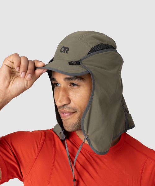 OUTDOOR RESEARCH(アウトドアリサーチ)の「OUTDOOR RESEARCH/アウトドアリサーチ Sun Runner Cap/サンランナーキャップ(キャップ・メンズ・カーキ/B/C/A・X-LARGE/LARGE)」の13枚目の写真