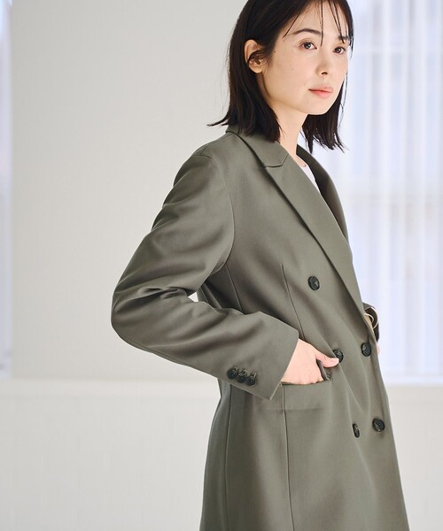 RONEL(ロネル)の「ツイルテーラードジャケット(テーラードジャケット・レディース・ブラック/ダークグリーン・S/M/L)」の19枚目の写真