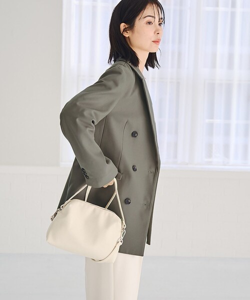 RONEL(ロネル)の「ツイルテーラードジャケット(テーラードジャケット・レディース・ブラック/ダークグリーン・S/M/L)」の10枚目の写真