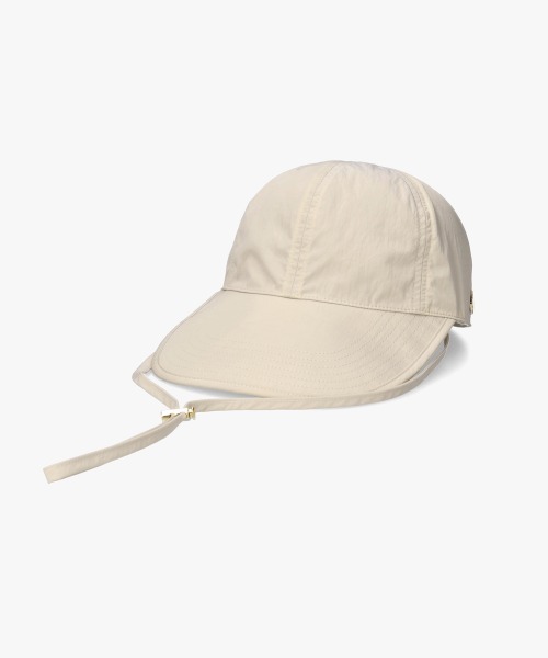 Chapeau d' O（シャポードオー）の「Chapeau d' O  Long Visor 6Panel Cap / シャポードオー（キャップ・レディース・ブラック/ライトベージュ・FREE）」の2枚目の写真