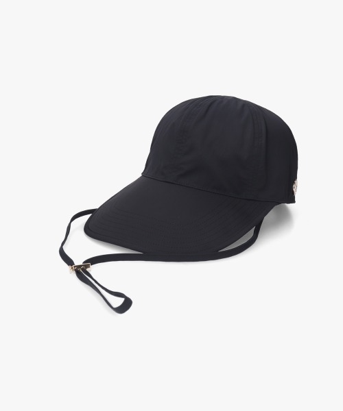 Chapeau d' O（シャポードオー）の「Chapeau d' O  Long Visor 6Panel Cap / シャポードオー（キャップ・レディース・ブラック/ライトベージュ・FREE）」の3枚目の写真