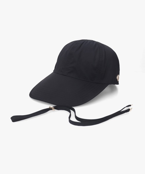 Chapeau d' O（シャポードオー）の「Chapeau d' O  Long Visor 6Panel Cap / シャポードオー（キャップ・レディース・ブラック/ライトベージュ・FREE）」の4枚目の写真