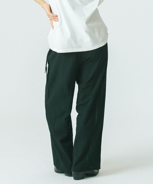ROSE BUD（ローズバッド）の「【WEB・一部店舗限定】SUCKER EASY PANTS（その他パンツ・レディース・ブラック/ブラウン/カーキ・S/M）」の6枚目の写真