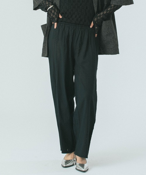 ROSE BUD（ローズバッド）の「【WEB・一部店舗限定】SUCKER EASY PANTS（その他パンツ・レディース・ブラック/ブラウン/カーキ・S/M）」の7枚目の写真