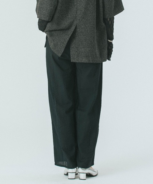 ROSE BUD（ローズバッド）の「【WEB・一部店舗限定】SUCKER EASY PANTS（その他パンツ・レディース・ブラック/ブラウン/カーキ・S/M）」の9枚目の写真