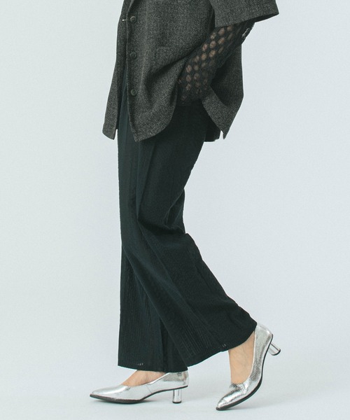 ROSE BUD（ローズバッド）の「【WEB・一部店舗限定】SUCKER EASY PANTS（その他パンツ・レディース・ブラック/ブラウン/カーキ・S/M）」の8枚目の写真
