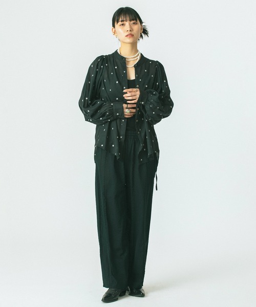 ROSE BUD（ローズバッド）の「【WEB・一部店舗限定】SUCKER EASY PANTS（その他パンツ・レディース・ブラック/ブラウン/カーキ・S/M）」の11枚目の写真