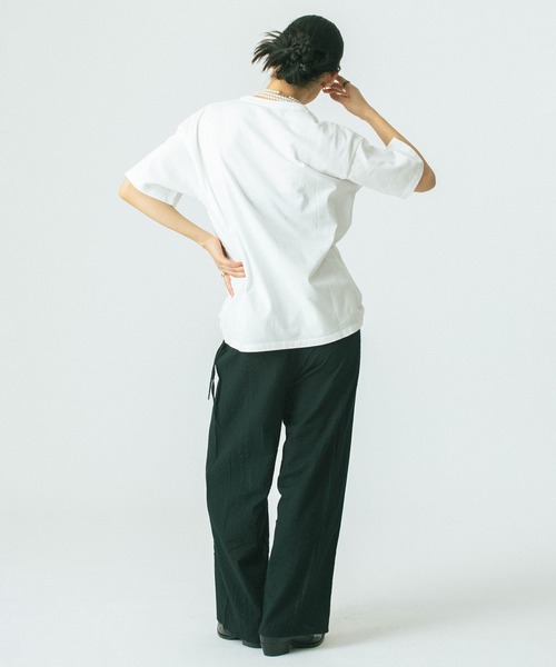 ROSE BUD（ローズバッド）の「【WEB・一部店舗限定】SUCKER EASY PANTS（その他パンツ・レディース・ブラック/ブラウン/カーキ・S/M）」の17枚目の写真