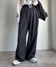 【SETUP可能】ボリュームタックパンツ