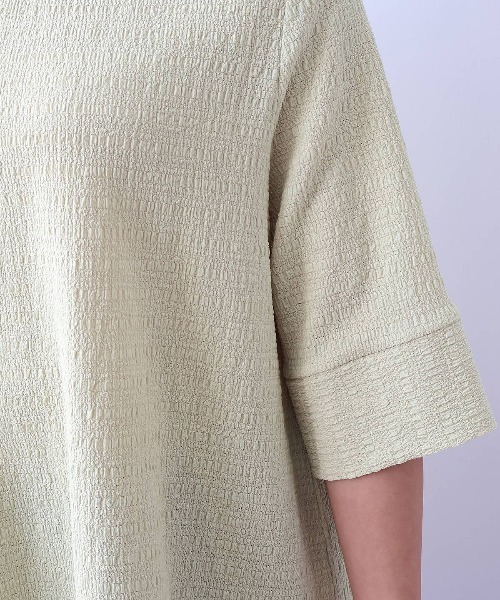 MB mint breeze(エムビーミントブリーズ)の「【L~5L 大きいサイズ】シャーリングニットバックギャザープルオーバー(Tシャツ/カットソー・レディース・ブラック/グリーン/カーキ・5L/3L/LL/4L/L)」の18枚目の写真