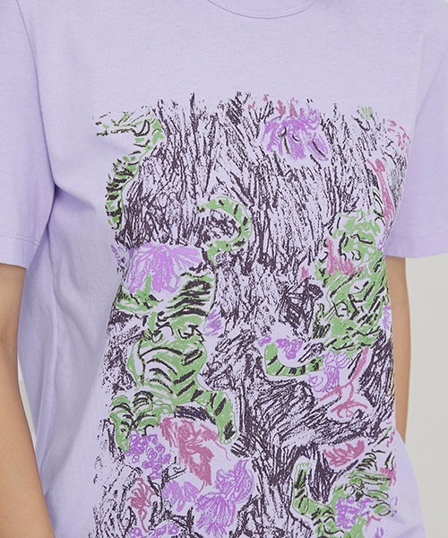 tシャツ Crayon Tiger T-shirt / タイガーTシャツ レディース セール】Crayon Tiger T-shirt / タイガーTシャツ（Tシャツ