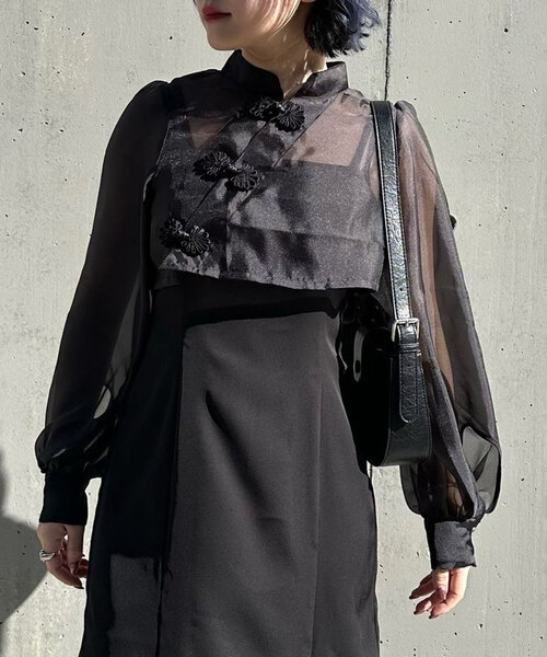 Mavie..7（メヴィセットゥ）の「【Mavie..7】2set itemワンピ×ブラウス