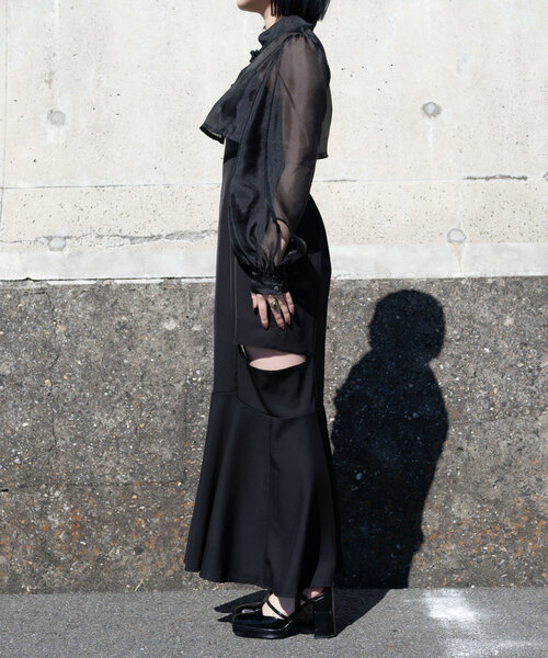 Mavie..7（メヴィセットゥ）の「【Mavie..7】2set itemワンピ×ブラウス（ワンピース・レディース・ブラック・FREE）」の20枚目の写真