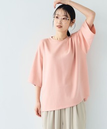 CROSS FUNCTION（クロスファンクション）の「《シワになりにくい》なめらかダンボール ビッグシルエットTシャツ【CF クロスファンクション】（Tシャツ/カットソー）」