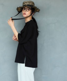 CROSS FUNCTION（クロスファンクション）の「《シワになりにくい》なめらかダンボール ビッグシルエットTシャツ【CF/クロスファンクション】（Tシャツ/カットソー）」