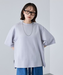 CROSS FUNCTION（クロスファンクション）の「《シワになりにくい》なめらかダンボール ビッグシルエットTシャツ【CF クロスファンクション】（Tシャツ/カットソー）」