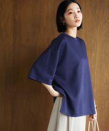 CROSS FUNCTION（クロスファンクション）の「《シワになりにくい》なめらかダンボール ビッグシルエットTシャツ【CF/クロスファンクション】（Tシャツ/カットソー）」