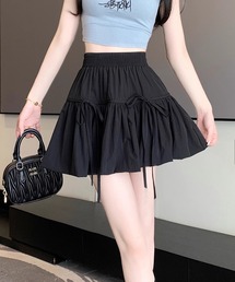 WESTSEA（ウエストシー）の「リボン付 フレアミニスカート（スカート）」