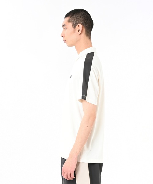 NEW BALANCE（ニューバランス）の「パフォーマンスファンクションポロ（ポロシャツ・メンズ・オフホワイト/ブラック・SMALL/MEDIUM/LARGE/X-LARGE/XX-LARGE）」の3枚目の写真