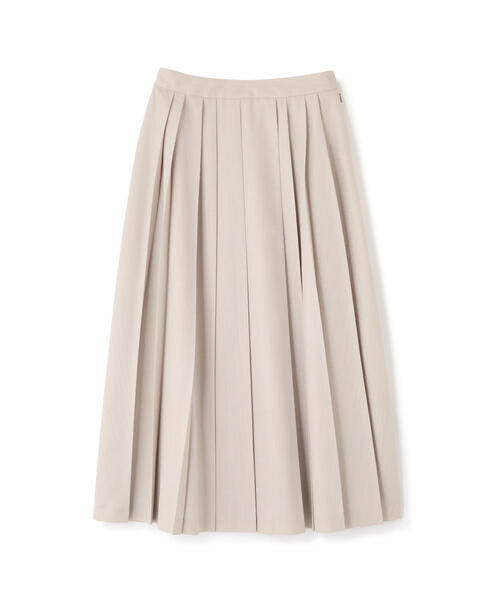 human woman（ヒューマンウーマン）の「◆リネンライクブッチャーランダムプリーツスカート（スカート・レディース・カーキ/ベージュ系その他2・MEDIUM/SMALL）」の5枚目の写真