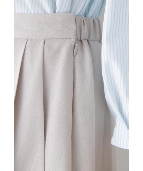human woman（ヒューマンウーマン）の「◆リネンライクブッチャーランダムプリーツスカート（スカート・レディース・カーキ/ベージュ系その他2・MEDIUM/SMALL）」の15枚目の写真