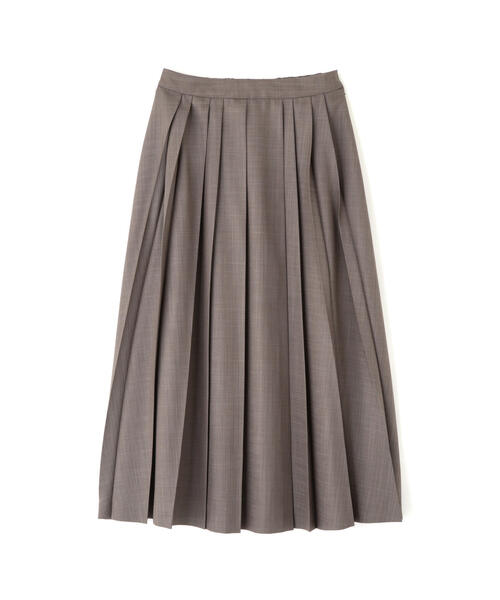 human woman（ヒューマンウーマン）の「◆リネンライクブッチャーランダムプリーツスカート（スカート・レディース・カーキ/ベージュ系その他2・MEDIUM/SMALL）」の18枚目の写真