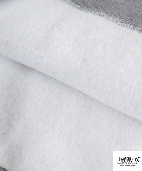 PEANUTS（ピーナッツ）の「PEANUTS 裏起毛プルパーカー（パーカー・メンズ・グリーン/レモンイエロー/杢グレー・S/M/L）」の16枚目の写真