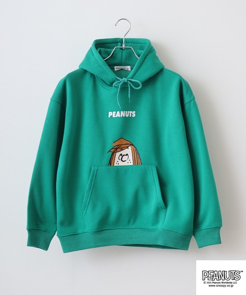 パーカー ピーナッツ  スウェット裏起毛プルパーカー レディース ピーナッツ PEANUTS レディース スウェットパーカー スウェット