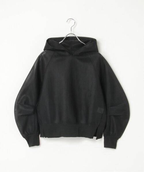 VENCEEXCHANGE（ヴァンスエクスチェンジ）の「ダンボールシアーパーカー（パーカー・レディース・ライトグレー/オフホワイト/ブラック・FREE）」の21枚目の写真