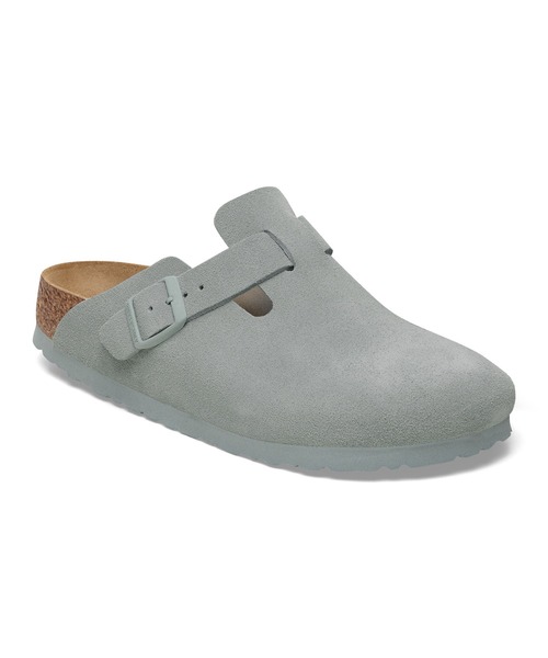 新品 Birkenstock ビルケンシュトック サンダル25cm灰緑色 BIRKENSTOCK