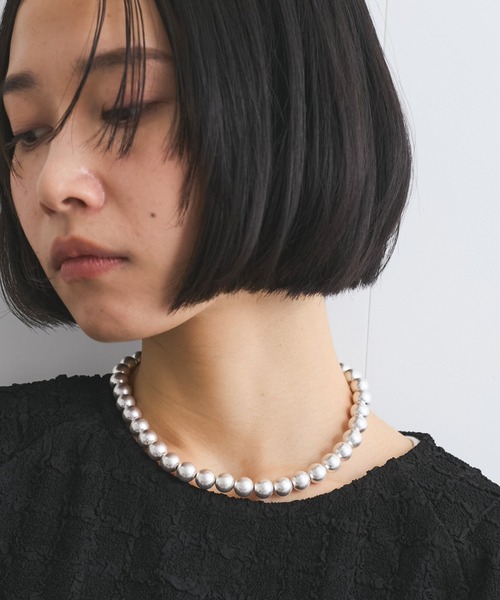 VICKY（ビッキー）の「メタルボールネックレス（ネックレス・レディース・ゴールド系その他/シルバー系その他・FREE）」の2枚目の写真