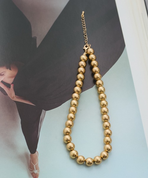 VICKY（ビッキー）の「メタルボールネックレス（ネックレス・レディース・ゴールド系その他/シルバー系その他・FREE）」の9枚目の写真